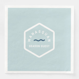 Manasquan Beach Abzeichen Napkins Serviette