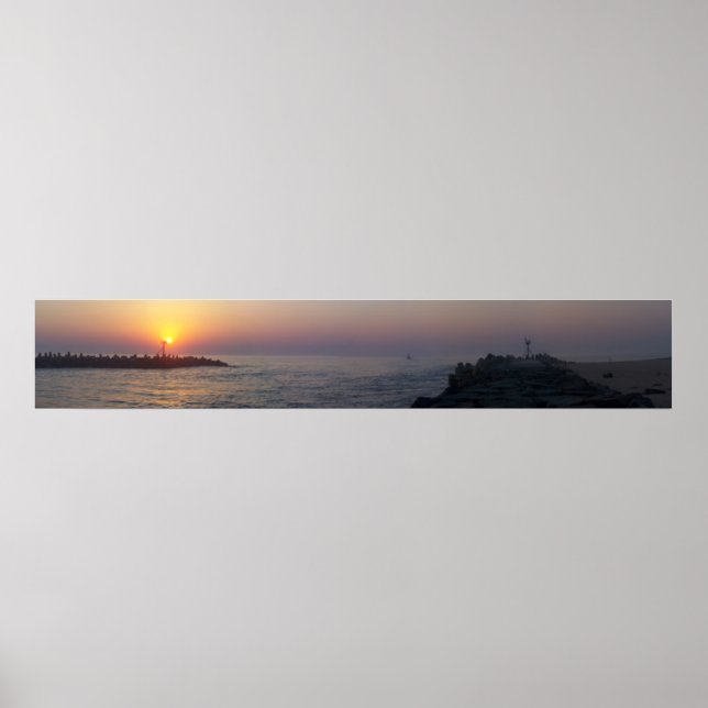Manasquan Inlet at Dawn Poster (Vorne)