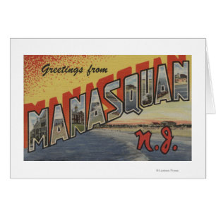 Manasquan, New Jersey - Große Buchstabenszenen 2