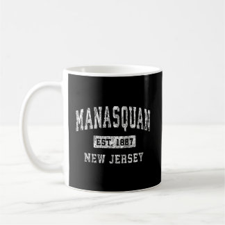 Manasquan New Jersey Nj Vintag etablierte Sportart Kaffeetasse