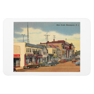 Manasquan NJ, Hauptstraße, Vintage Magnet