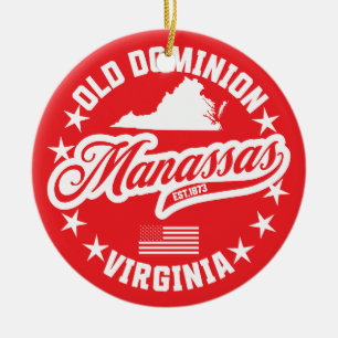 Manassas, Virginia Keramik Ornament