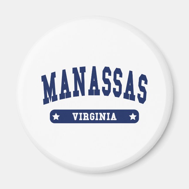 Manassas Virginia Uni Style T-Shirts Magnet (Vorne)