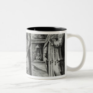 Manasseh Amon und Josiah Zweifarbige Tasse