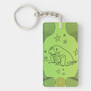 Manatedesign auf Schlüsselanhänger