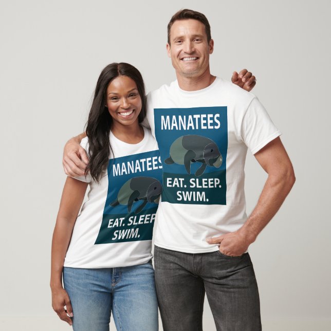 Manatee Aquatic Animal T-Shirt (Unisex)