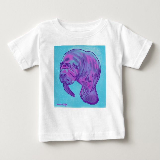 Manatee baby Romper T-shirt (Vorderseite)