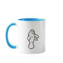 Manatee Free Hugs Tasse