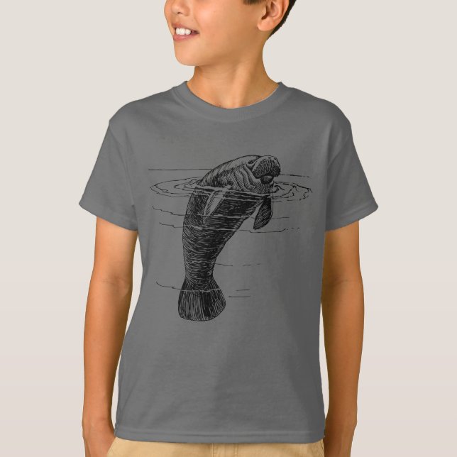 Manatee Jungs T - Shirt (Vorderseite)