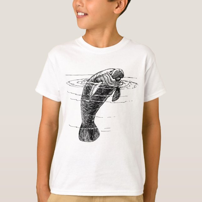 Manatee Jungs T - Shirt (Vorderseite)