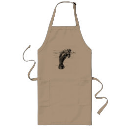 Manatee lange Schürze