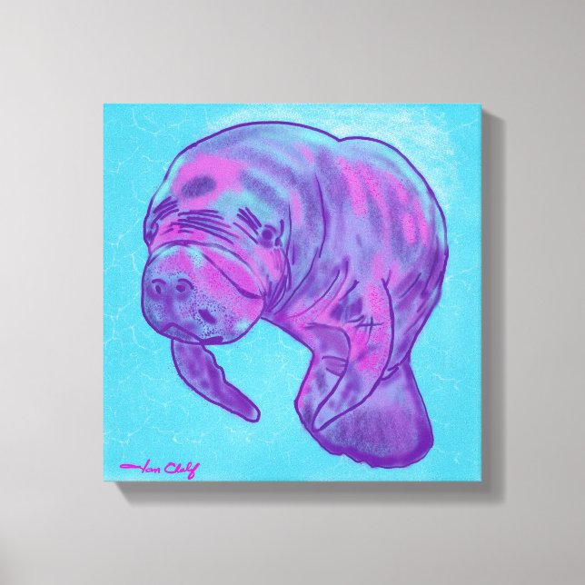 Manatee Leinwanddruck (Vorderseite)