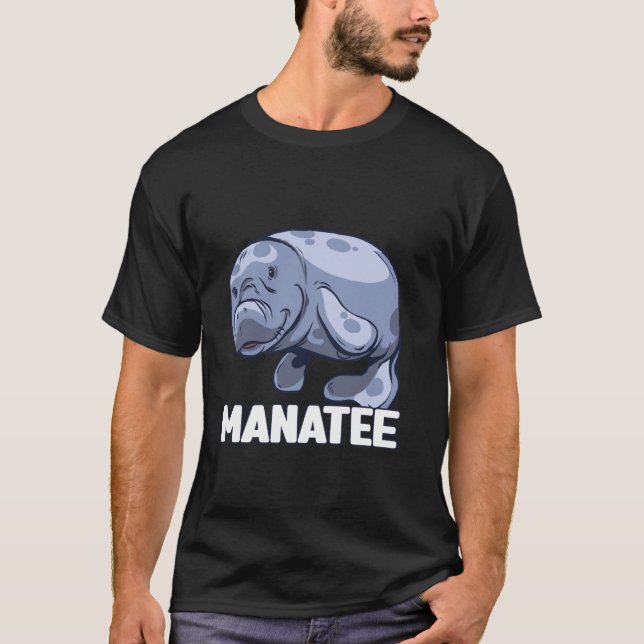 Manatee Manatees Seekuh T-Shirt (Vorderseite)