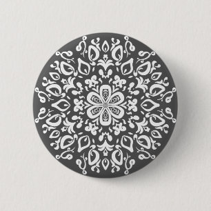 Manatee Mandala Button