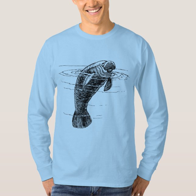 Manatee mens Shirt (Vorderseite)