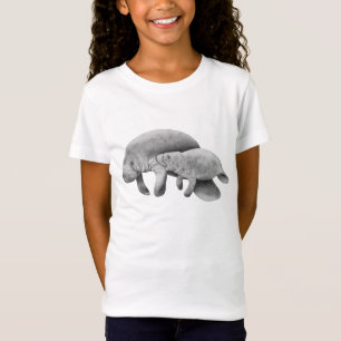 Manatee Mother and Calf T - Shirt