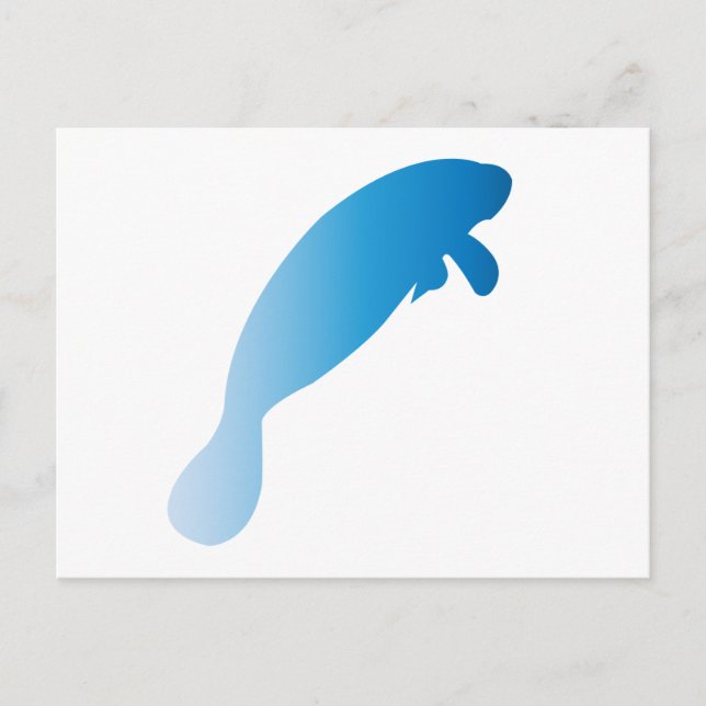 Manatee Postcard Postkarte (Vorderseite)