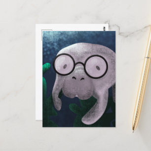 Manatee Postkarte