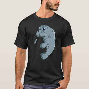 Manatee Sea Cow Kinder Jungs Mädchen T-Shirt