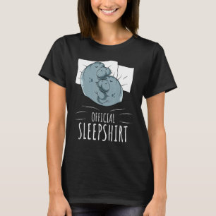 Manatee Sea Cow Offiziell Sleepshirt T-Shirt