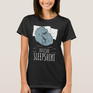 Manatee-Seekuh Offizielles Schlafshirt T-Shirt