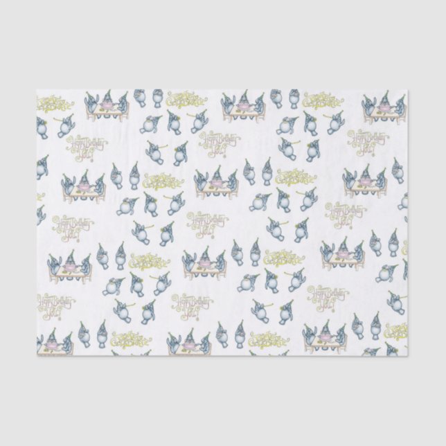 Manatee-Serie:Geburtstag Seidenpapier (Vorderseite)