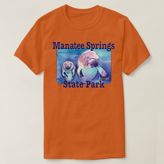 Manatee Springs Staat Park Florida T-Shirt (Design vorne)