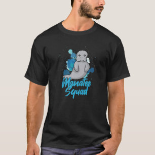 Manatee-Trupp Süße Seekuh Wildtier Tier T-Shirt