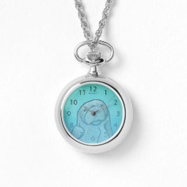 Manatee Watch Necklace Armbanduhr