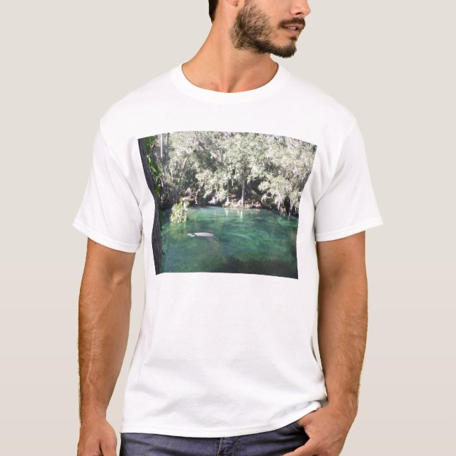 Manatees im Blue Spring Shirt (Vorderseite)