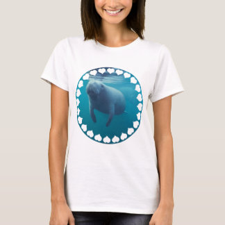 Manatis-Damen-angepasster T - Shirt