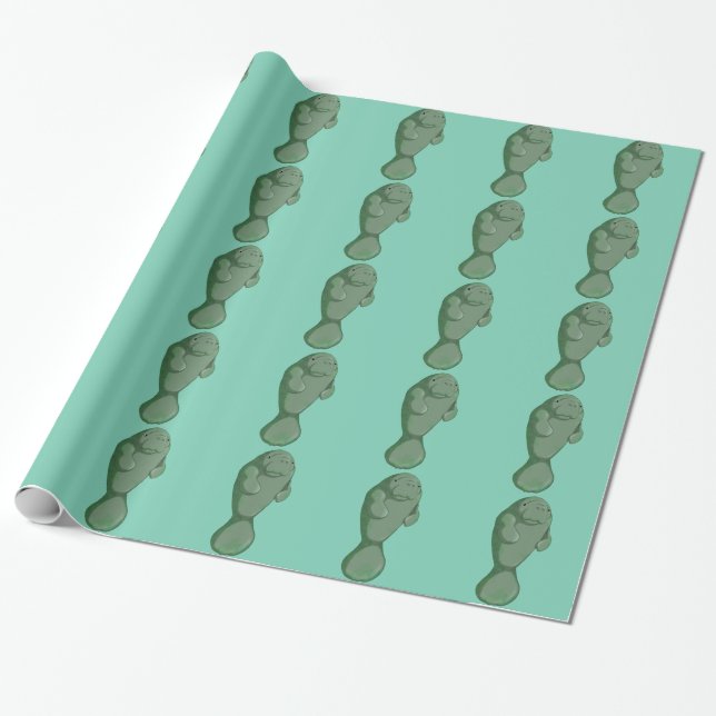 Manatis Geschenkpapier (Ungerollt)