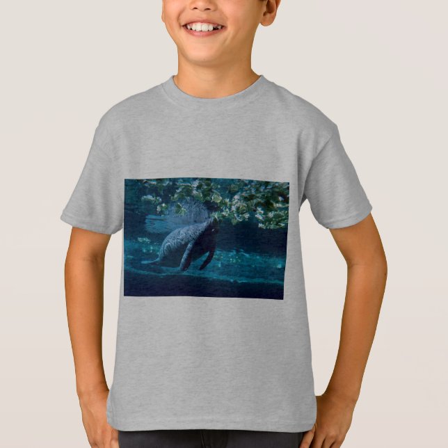 Manatis, Lowry Park-Zoo, Tampa Bay, Florida, USA T-Shirt (Vorderseite)