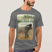 MANATIS-MALEREI-T - SHIRT