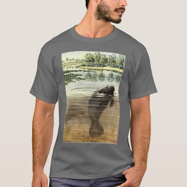 MANATIS-MALEREI-T - SHIRT (Vorderseite)