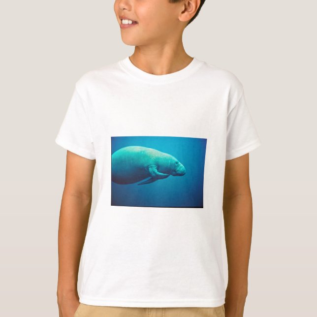 Manatis-Verkratzen T-Shirt (Vorderseite)