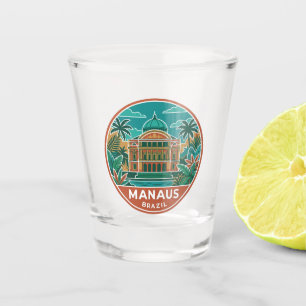 Manaus Brasilien Schnapsglas