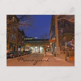 Manayunk, PA Post Card Postkarte