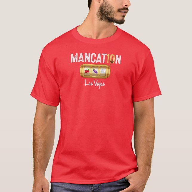 Mancation 2020 Cherry Patch T-Shirt (Vorderseite)