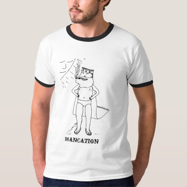 Mancation T-Shirt (Vorderseite)
