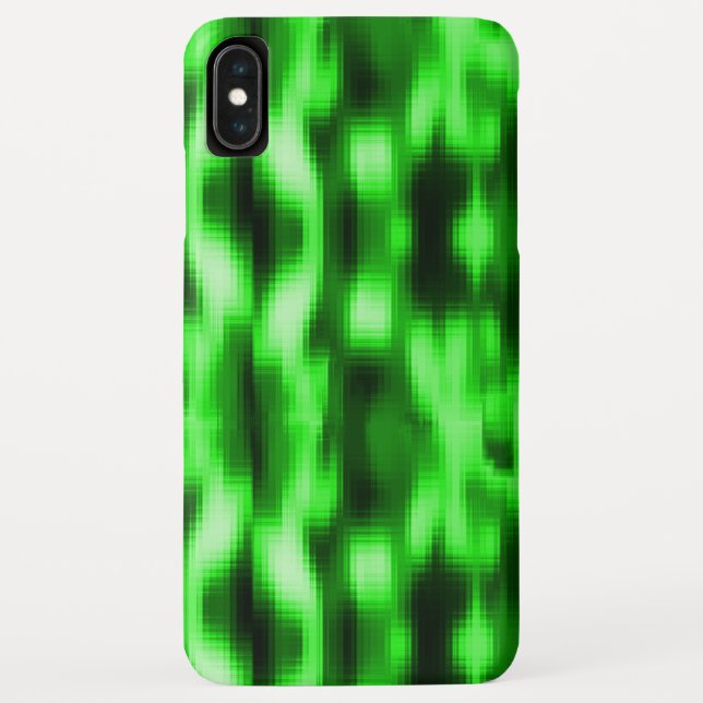 Manchado verde e preto estilo pastilhas de vidro Case-Mate iPhone hülle (Rückseite)