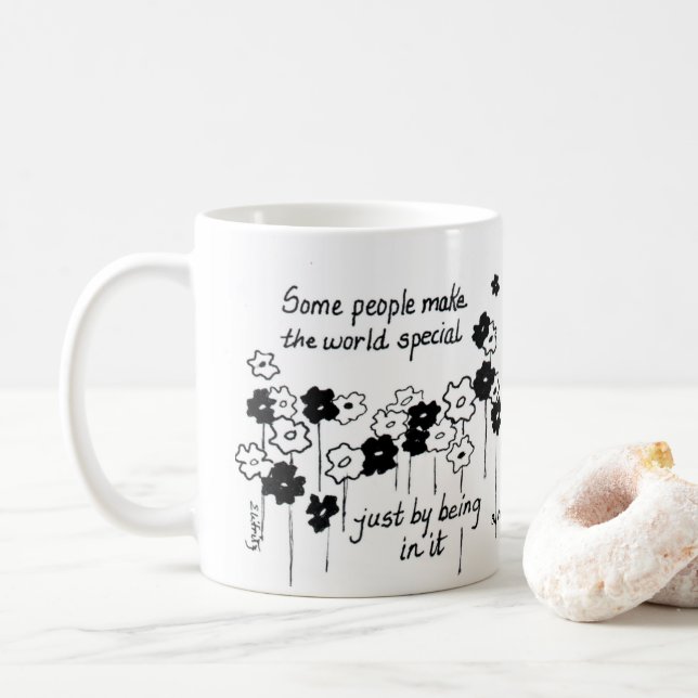 Manche Leute machen die Welt-Sonderaktion Kaffeetasse (Mit Donut)