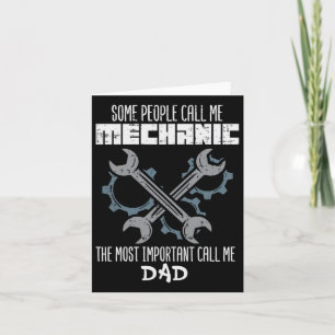 Manche nennen mich Mechanik Vater Vathers Day Papa Karte