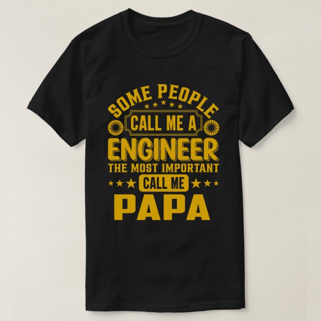 Manche nennen mich PAPA T-Shirt (Design vorne)