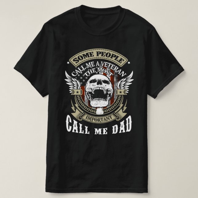 Manche nennen mich Veteran, den meisten nennen mic T-Shirt (Design vorne)