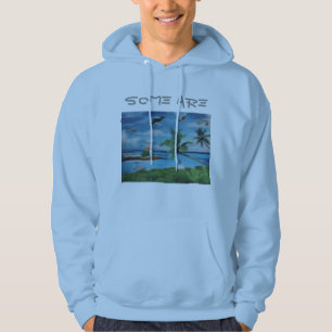 Manche sind ein normales Männerpulli Hoodie
