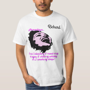 "Manche Tage..." Anpassbares Herren- T-Shirt