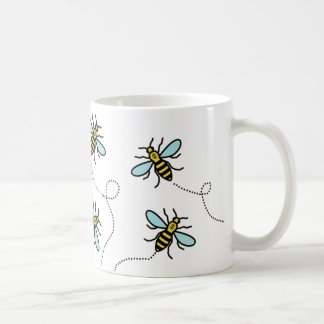 Manchester-Arbeitskraft-Bienen-klassische weiße Tasse