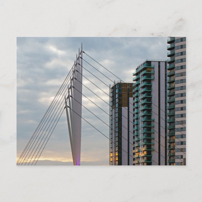 Manchester Architecture Media City Postcard Postkarte (Vorderseite)