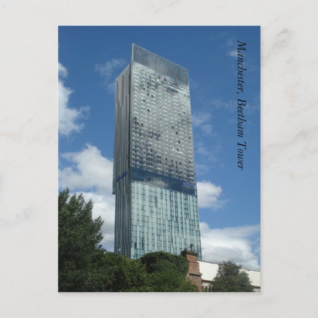 Manchester, Beetham Tower Postkarte (Vorderseite)